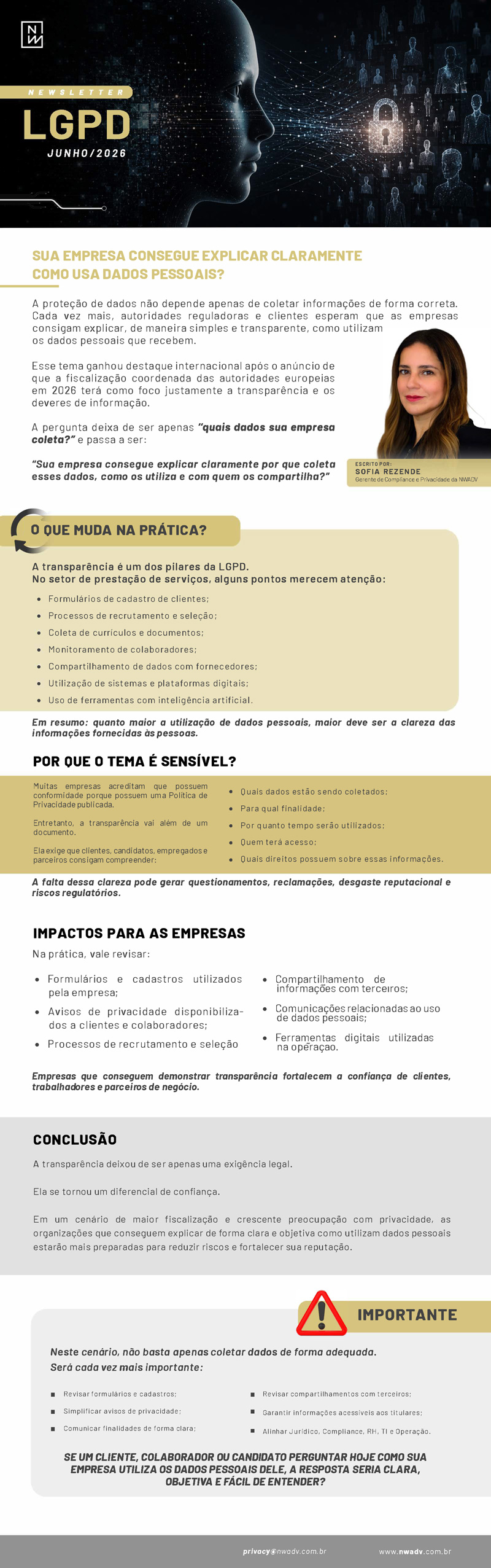 LGPD - Uso de Dados Pessoais