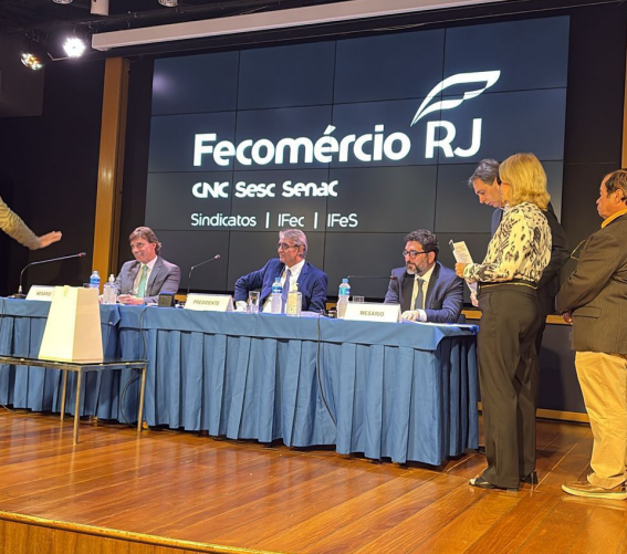 Momentos da eleição Fecomércio-RJ